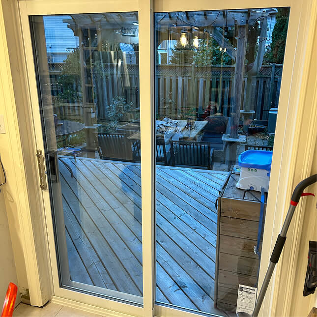 Completed Ridley custom door installation.