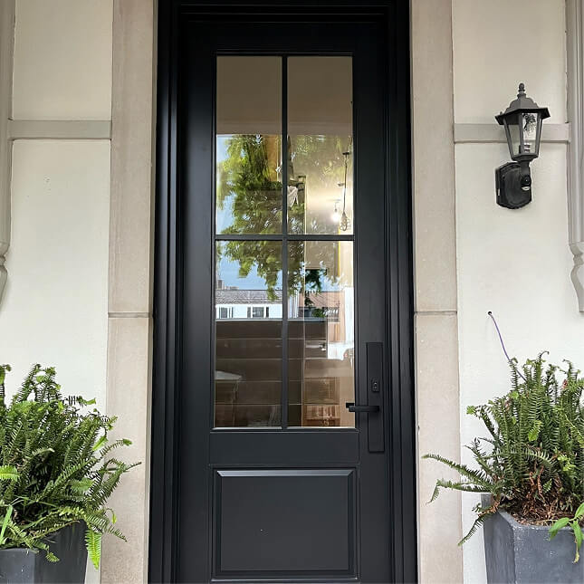 Completed Ridley custom door installation.