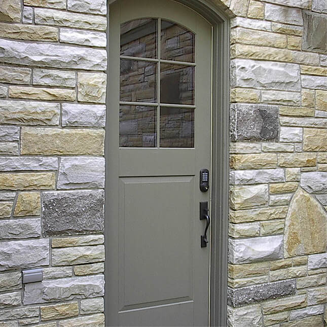 Completed Ridley custom door installation.