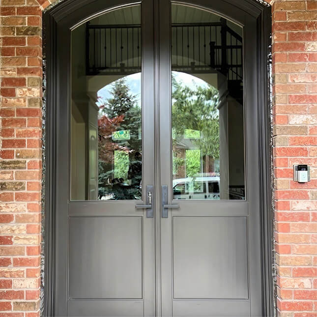 Completed Ridley custom door installation.