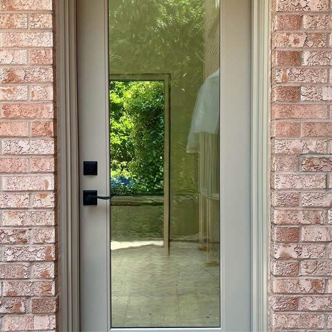 Completed Ridley custom door installation.